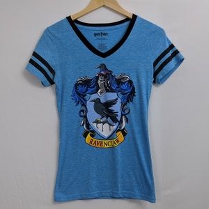 Harry Potter House Ravenclaw Jersey V-neck Tee M